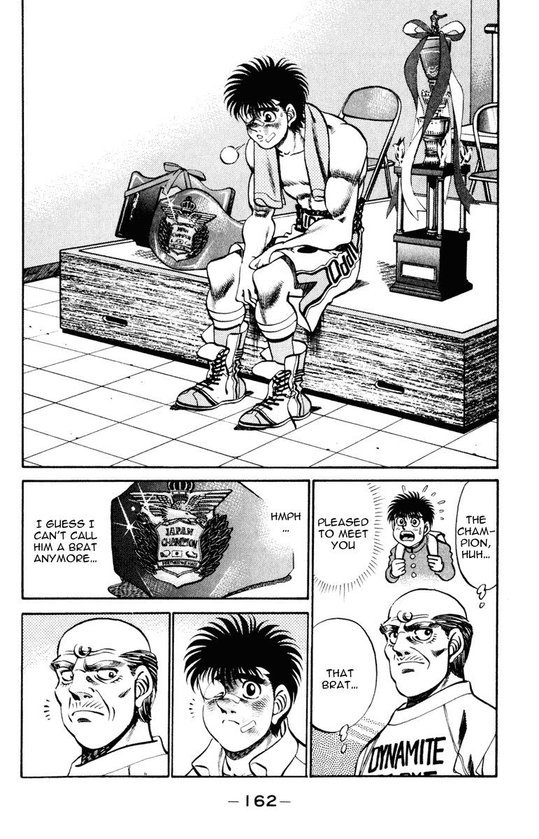 Hajime no Ippo Chapter 268.2 page 4 - Chapter 268 v2 : The Feelings of Japan's Best
