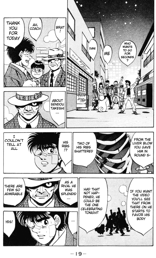 Hajime no Ippo Chapter 269.2 page 20 - Chapter 269 v2 : Greatest Day of My Life