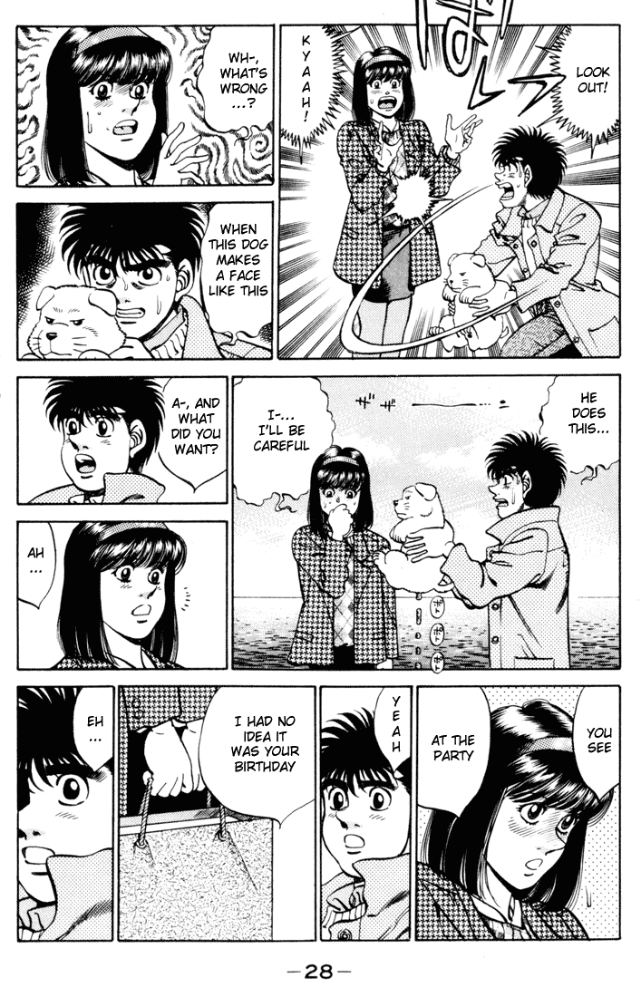 Hajime no Ippo Chapter 270.2 page 6 - Chapter 270 v2 : The Reason for Goodbye