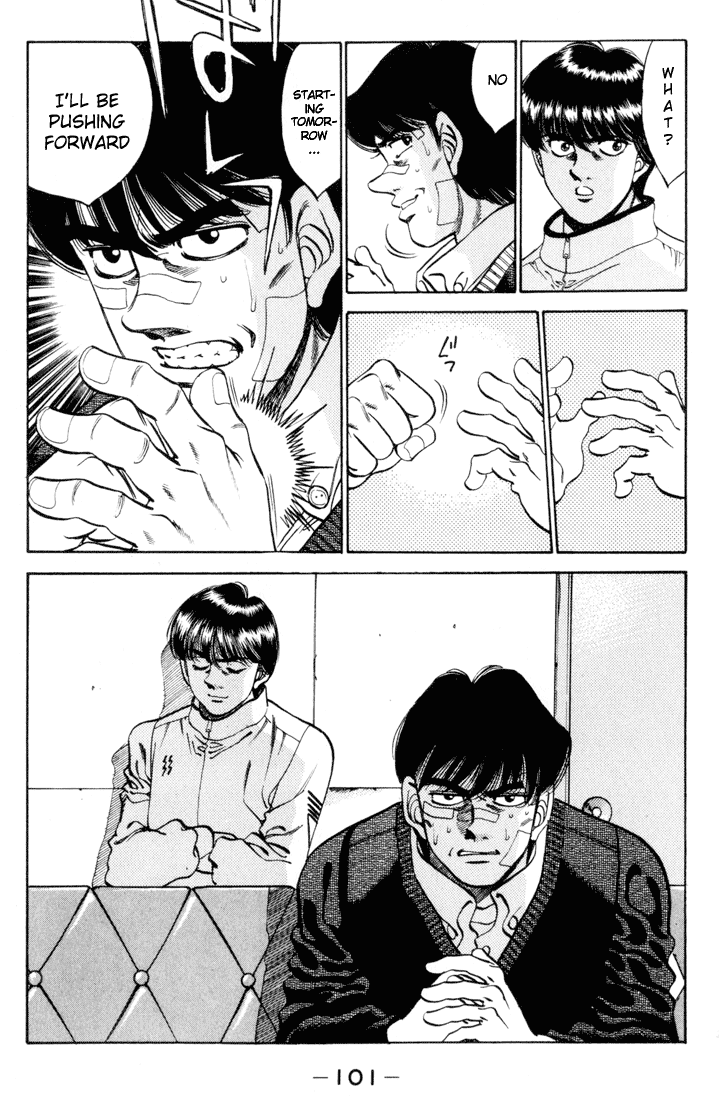 Hajime no Ippo Chapter 273.2 page 19 - Chapter 273 v2 : Lesson in Silence