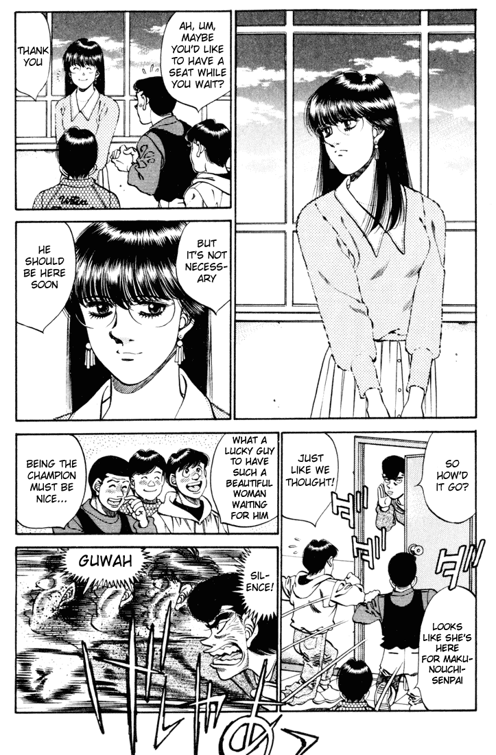 Hajime no Ippo Chapter 273.2 page 8 - Chapter 273 v2 : Lesson in Silence