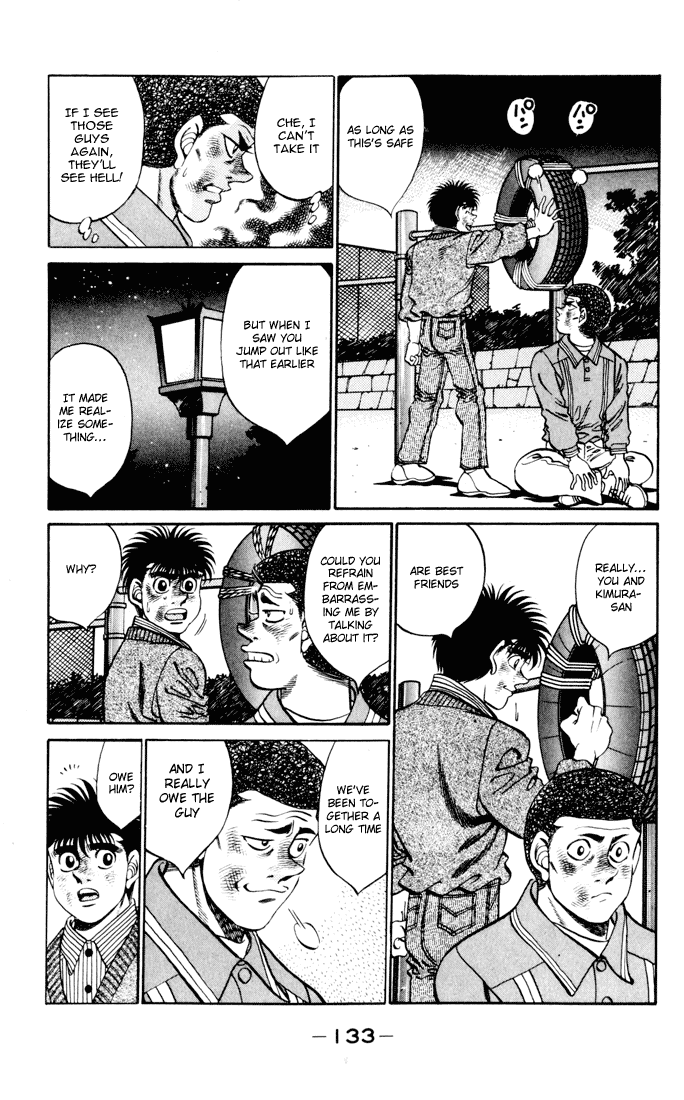 Hajime no Ippo Chapter 275 page 11 - Chapter 275 v2 : What the Fish Taught Me