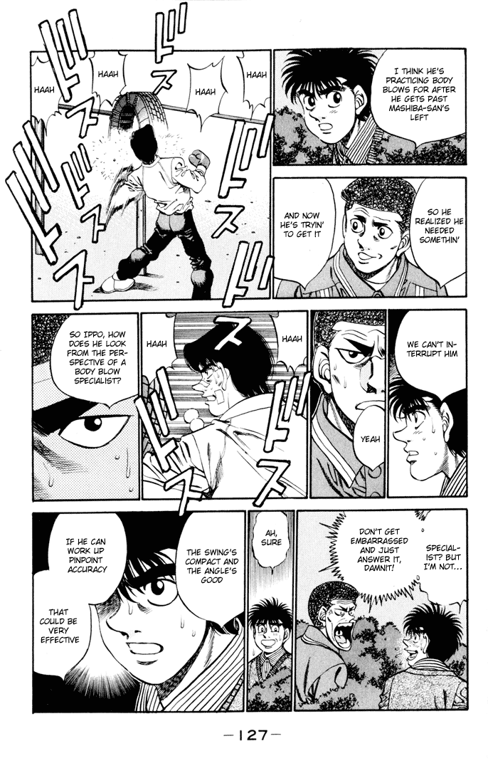 Hajime no Ippo Chapter 275 page 5 - Chapter 275 v2 : What the Fish Taught Me