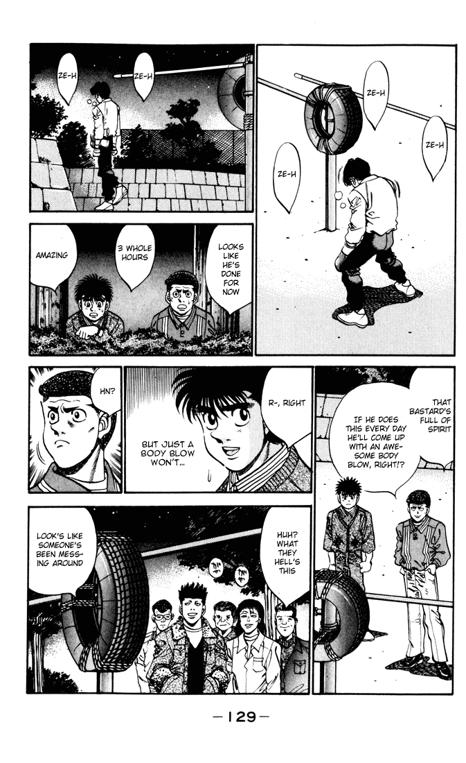 Hajime no Ippo Chapter 275 page 7 - Chapter 275 v2 : What the Fish Taught Me