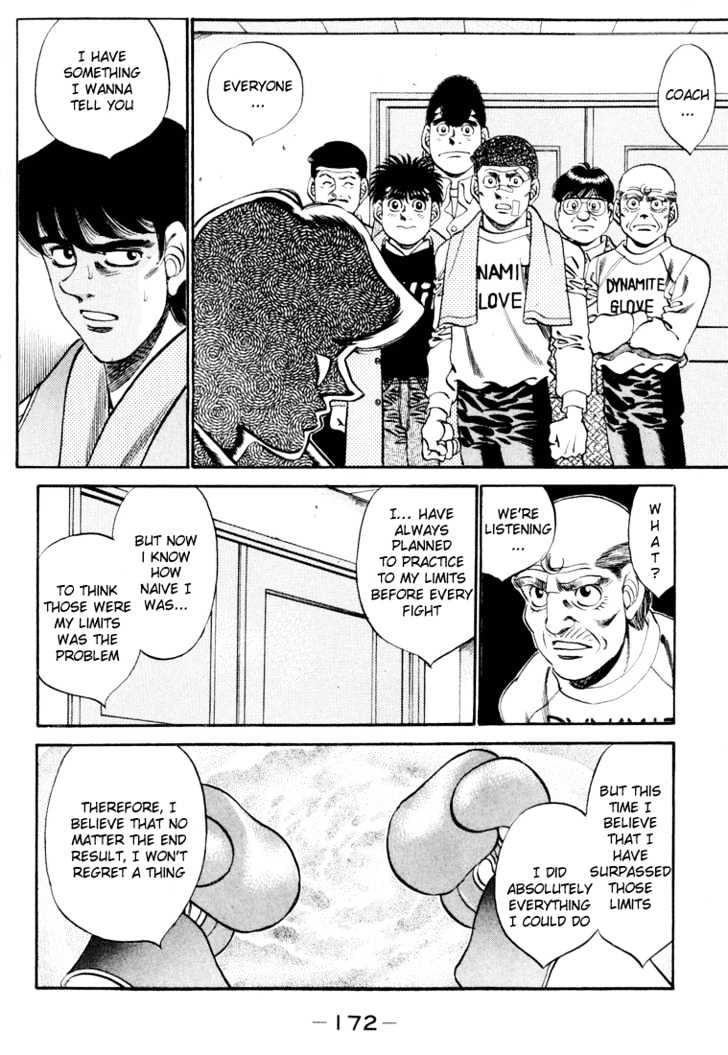 Hajime no Ippo Chapter 277 page 10 - Chapter 277 : Kimura's Decision