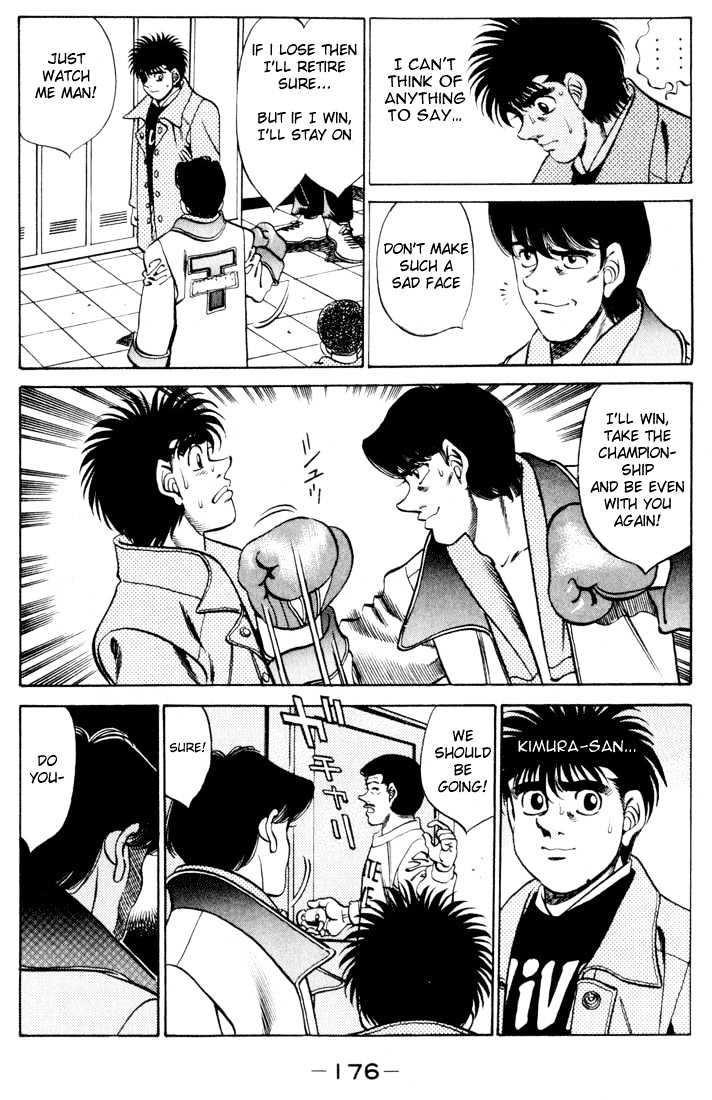 Hajime no Ippo Chapter 277 page 14 - Chapter 277 : Kimura's Decision