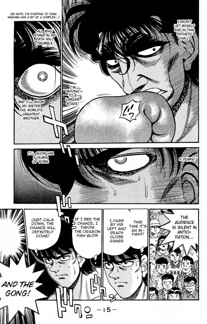 Hajime no Ippo Chapter 278 page 15 - Chapter 278 : Shining Ring