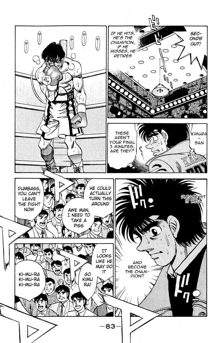 Hajime no Ippo Chapter 282 page 9 - Chapter 282 : Premonition of Danger