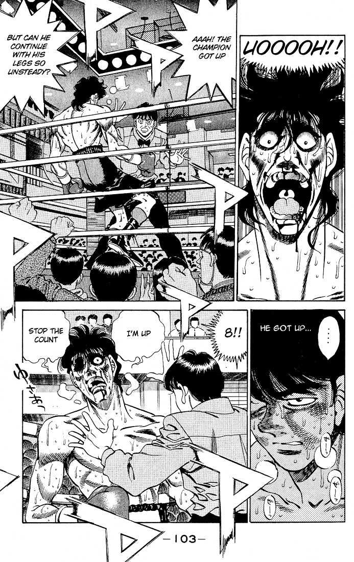 Hajime no Ippo Chapter 283 page 8 - Chapter 283 : Blind Spot