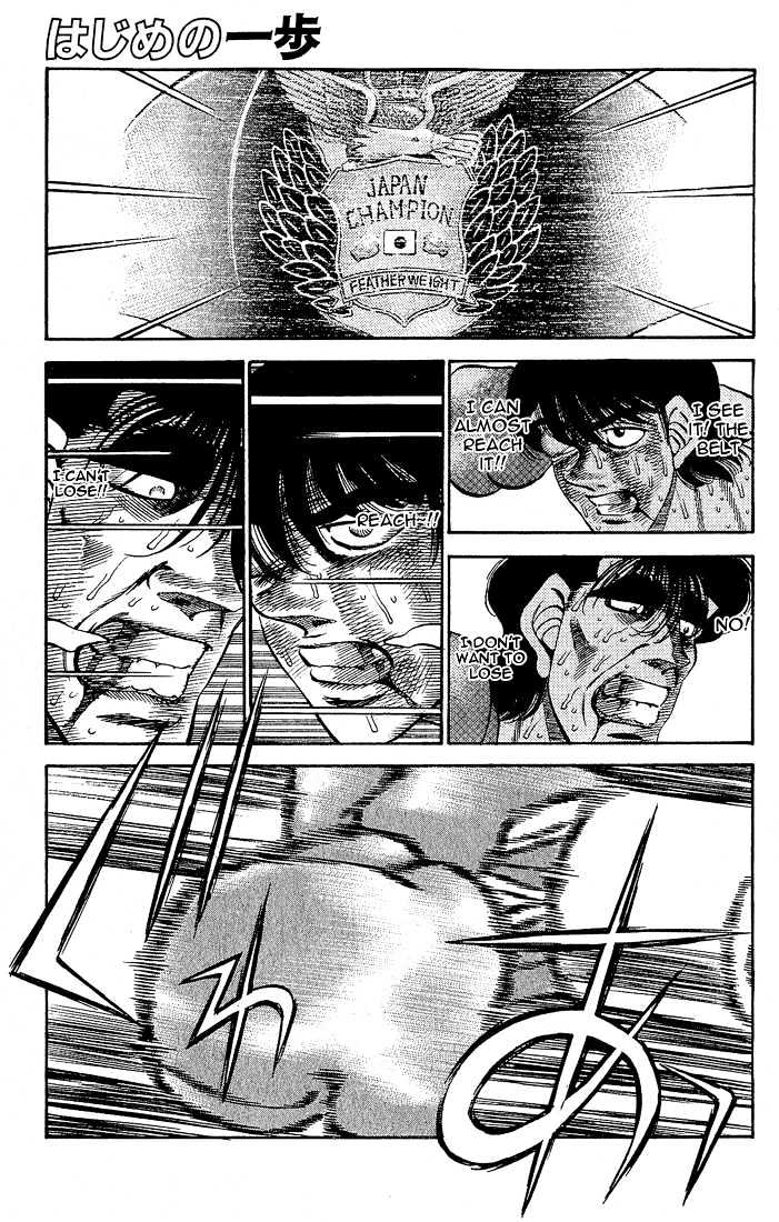 Hajime no Ippo Chapter 286 page 1 - Chapter 286 : If This Fist can Reach ..
