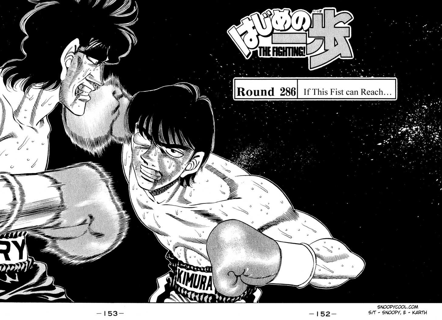 Hajime no Ippo Chapter 286 page 2 - Chapter 286 : If This Fist can Reach ..