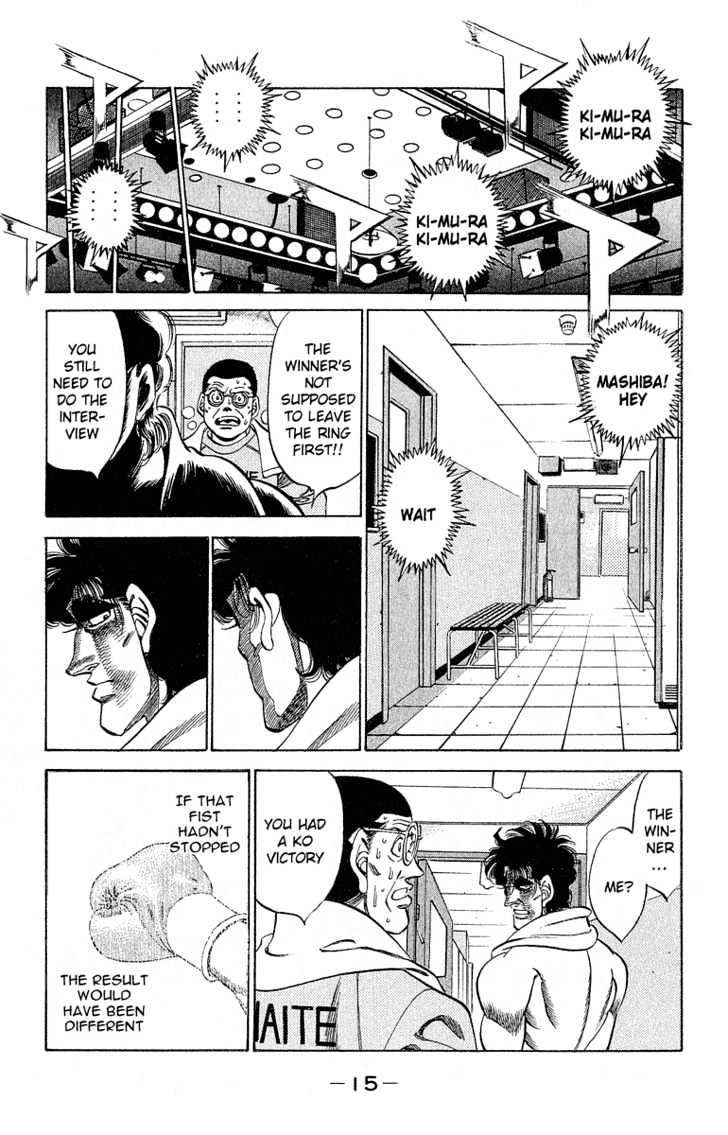 Hajime no Ippo Chapter 288 page 14 - Chapter 288 : Time of Parting
