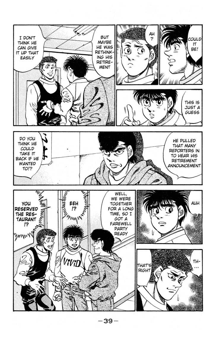 Hajime no Ippo Chapter 289 page 15 - Chapter 289 : Boxing Junkie