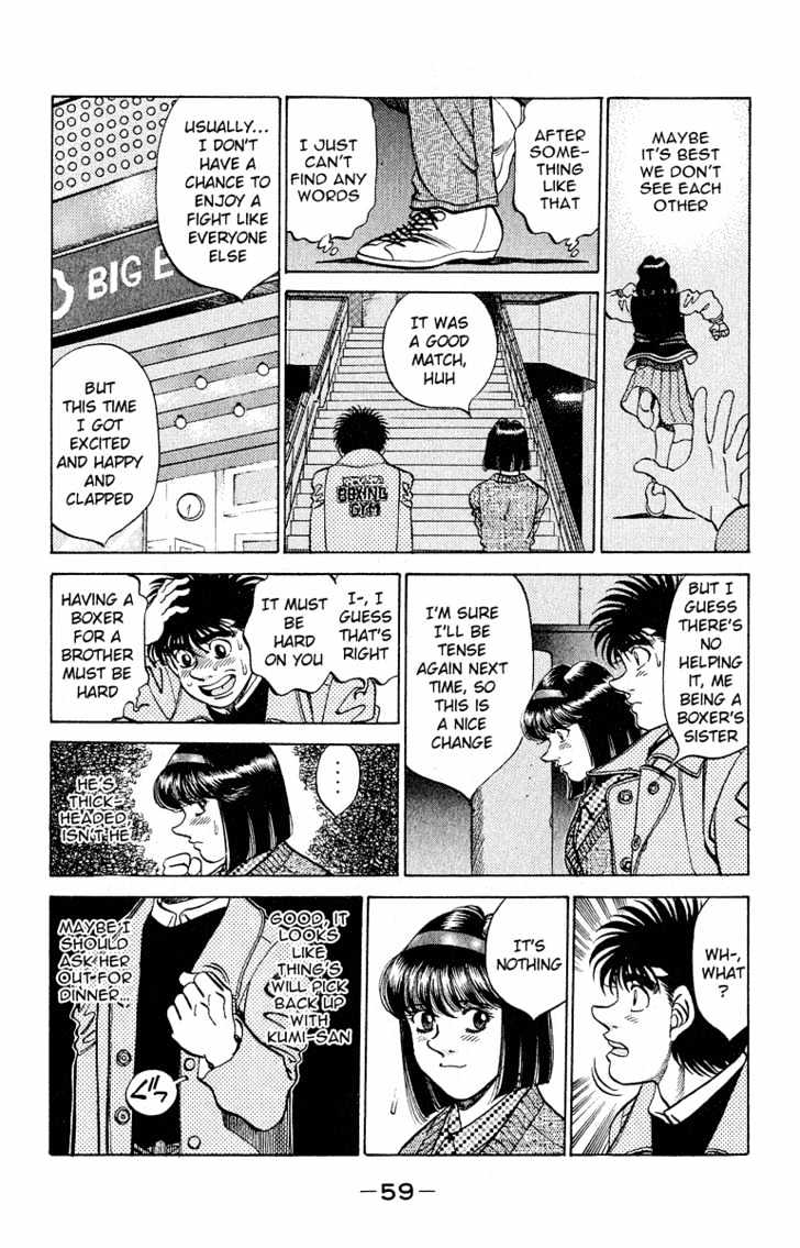 Hajime no Ippo Chapter 290 page 15 - Chapter 290 : The Man of the Junior Feathers