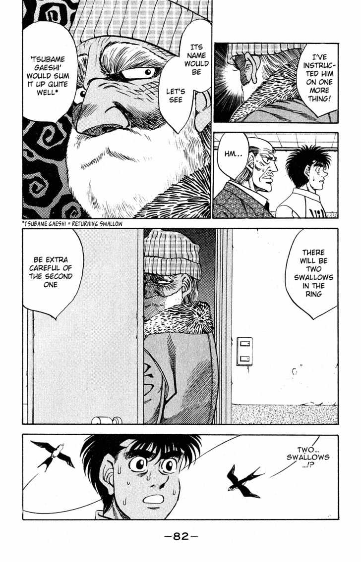 Hajime no Ippo Chapter 291 page 18 - Chapter 291 : Two Swallows