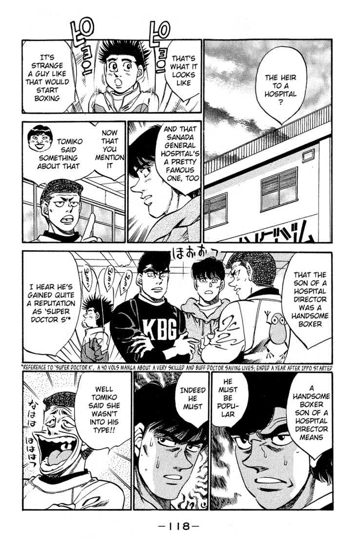 Hajime no Ippo Chapter 293 page 14 - Chapter 293 : Super Doctor S