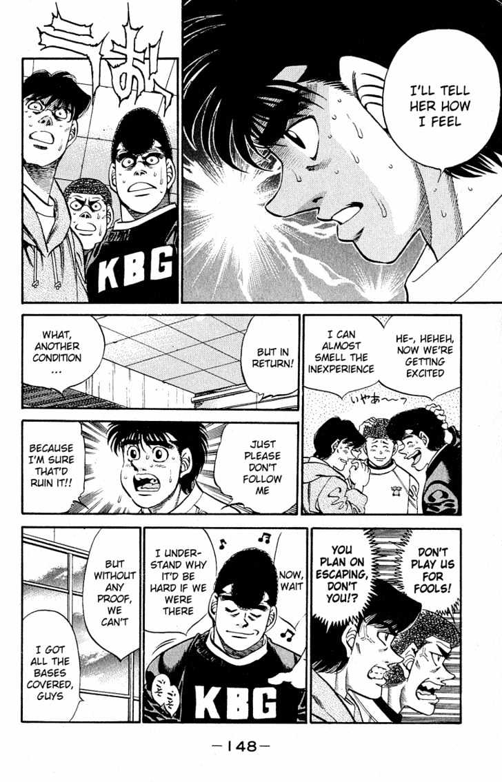 Hajime no Ippo Chapter 295 page 4 - Chapter 295 : Inexperienced Determination