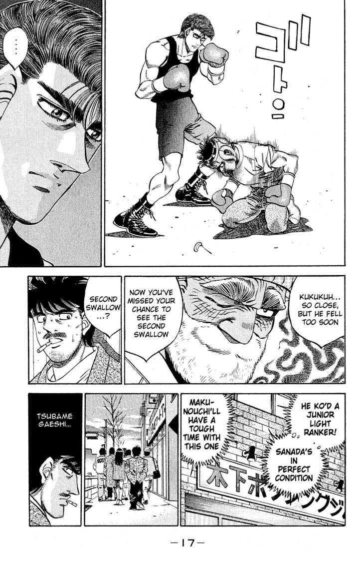 Hajime no Ippo Chapter 297 page 18 - Chapter 297 : Palpation