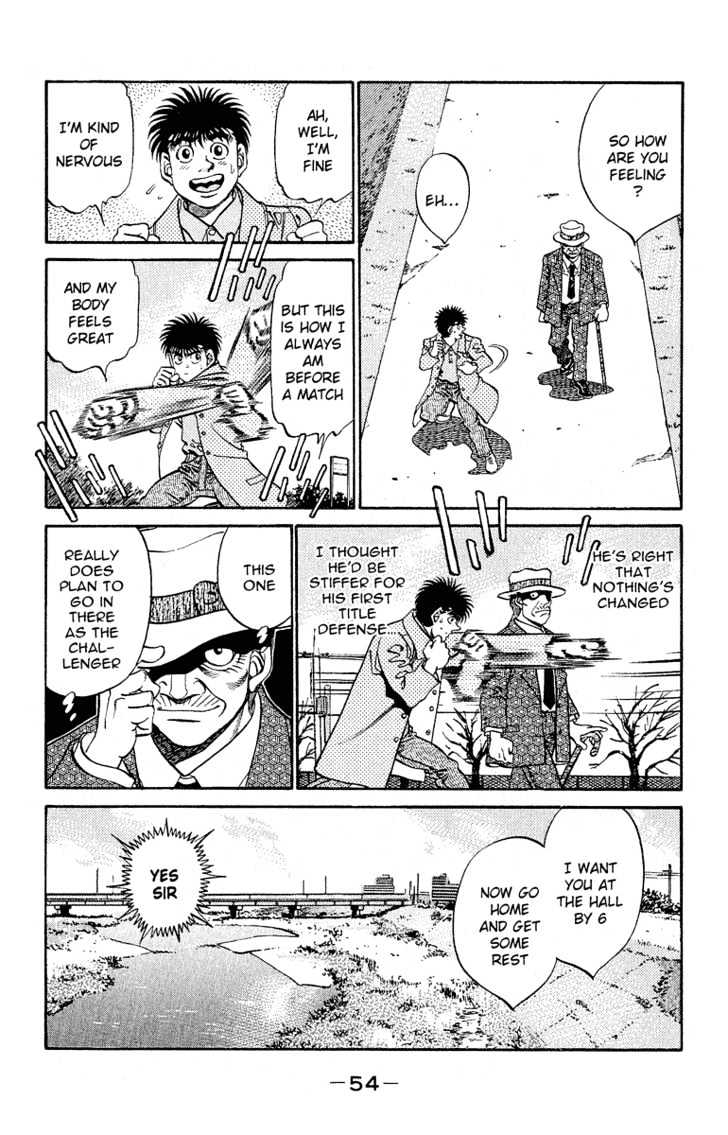 Hajime no Ippo Chapter 299 page 12 - Chapter 299 : Importance of Red