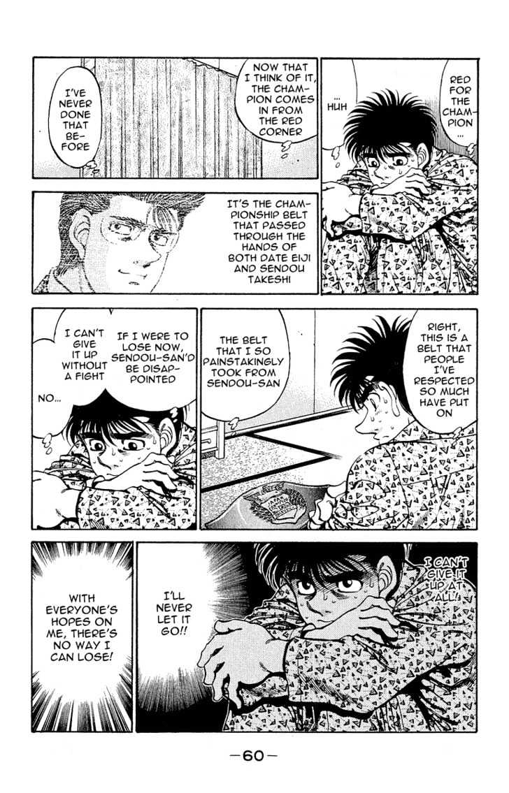 Hajime no Ippo Chapter 299 page 18 - Chapter 299 : Importance of Red