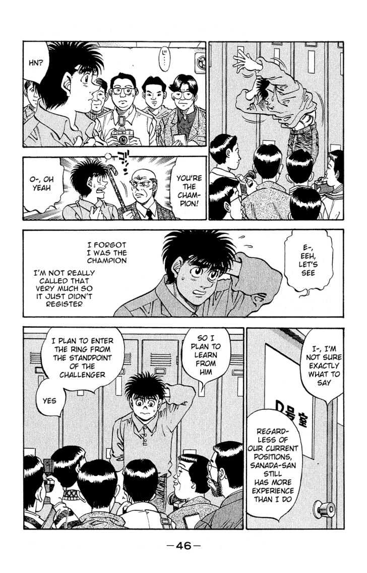 Hajime no Ippo Chapter 299 page 4 - Chapter 299 : Importance of Red