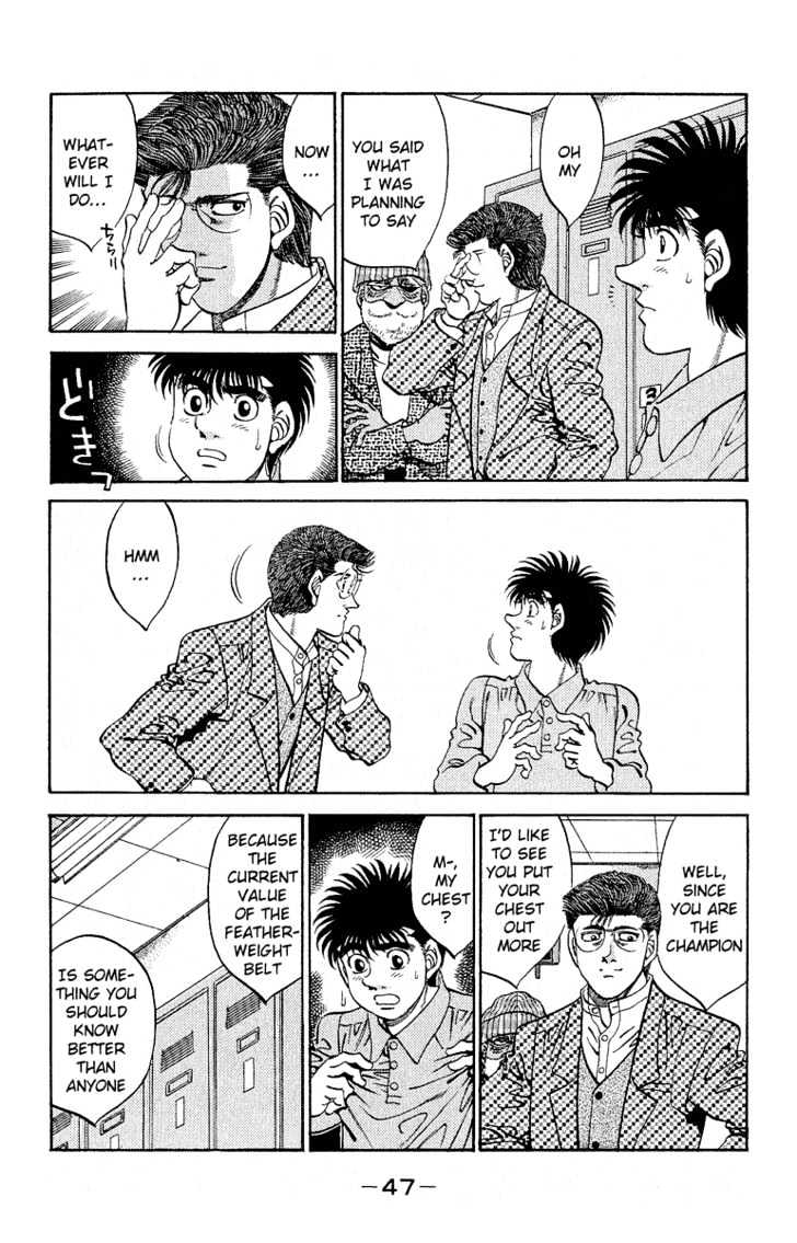 Hajime no Ippo Chapter 299 page 5 - Chapter 299 : Importance of Red
