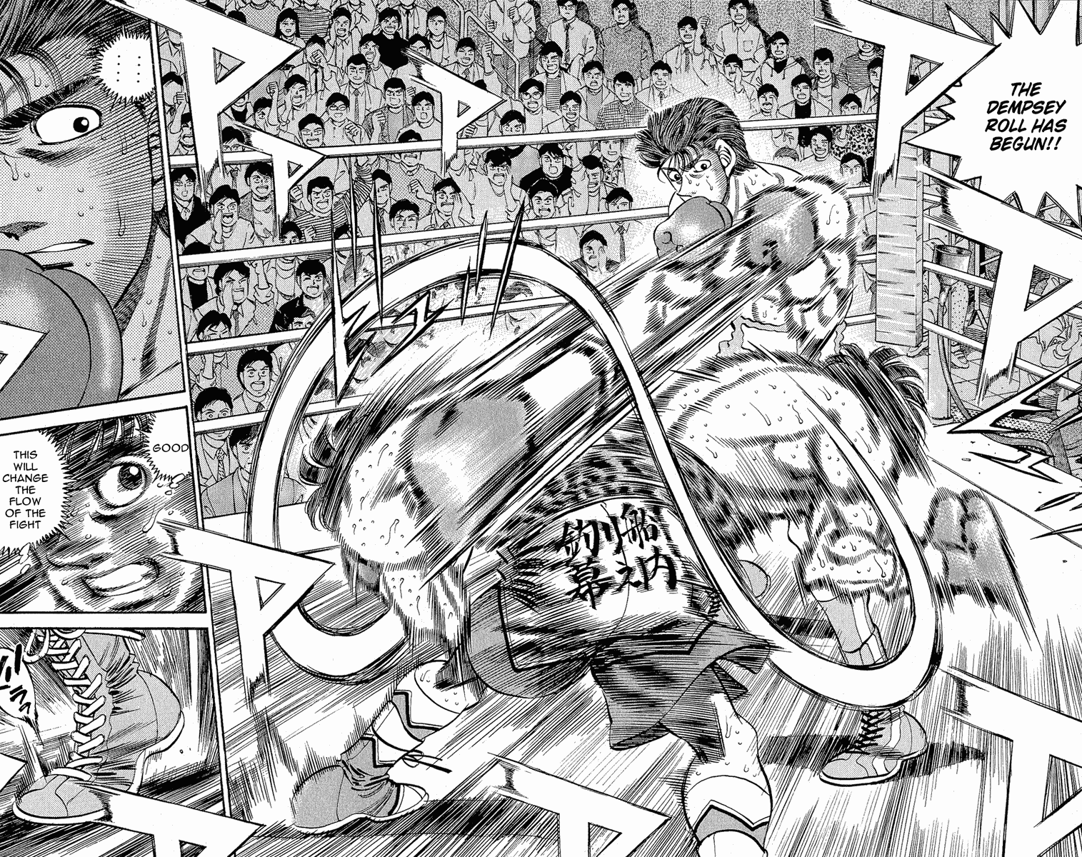 Hajime no Ippo Chapter 303.2 page 2 - Chapter 303 v2 : Dempsey Roll vs. Hien
