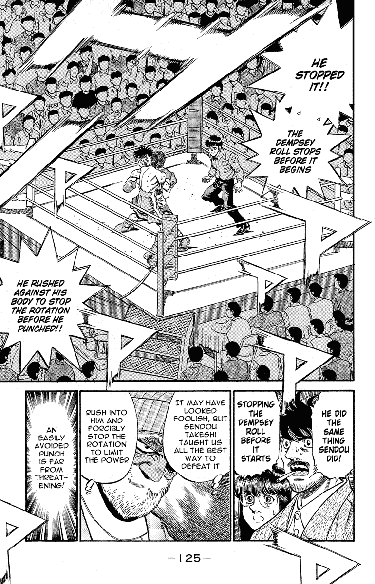 Hajime no Ippo Chapter 303.2 page 5 - Chapter 303 v2 : Dempsey Roll vs. Hien