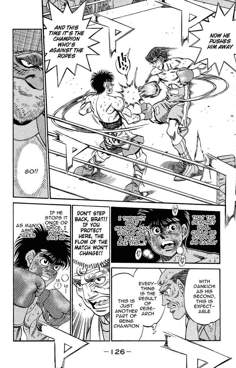 Hajime no Ippo Chapter 303.2 page 6 - Chapter 303 v2 : Dempsey Roll vs. Hien