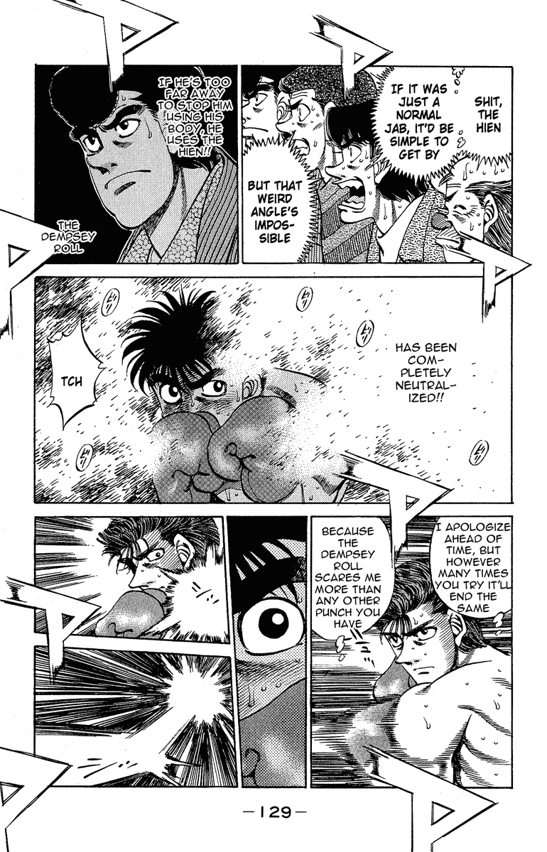 Hajime no Ippo Chapter 303.2 page 9 - Chapter 303 v2 : Dempsey Roll vs. Hien