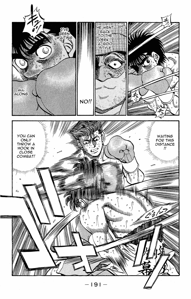 Hajime no Ippo Chapter 306 page 13 - Chapter 306: Close Range