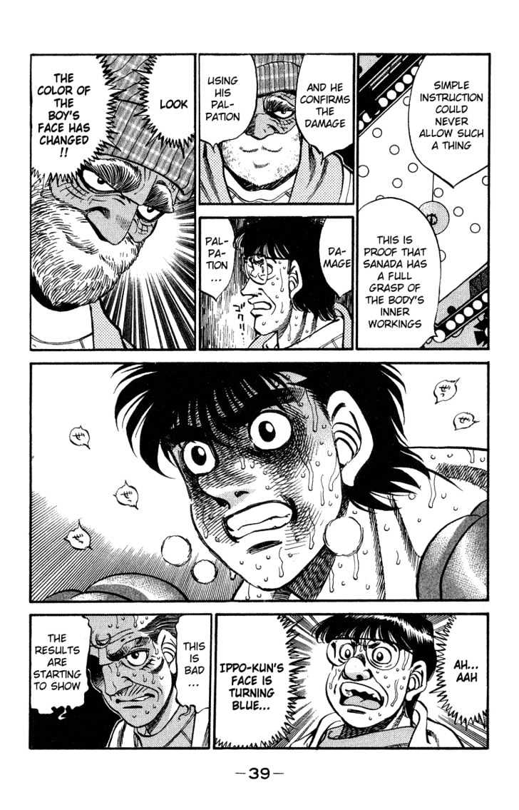 Hajime no Ippo Chapter 308 page 14 - Chapter 308 : Vital Points