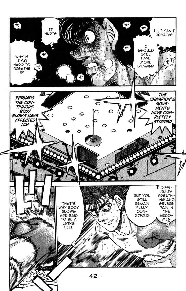Hajime no Ippo Chapter 308 page 17 - Chapter 308 : Vital Points