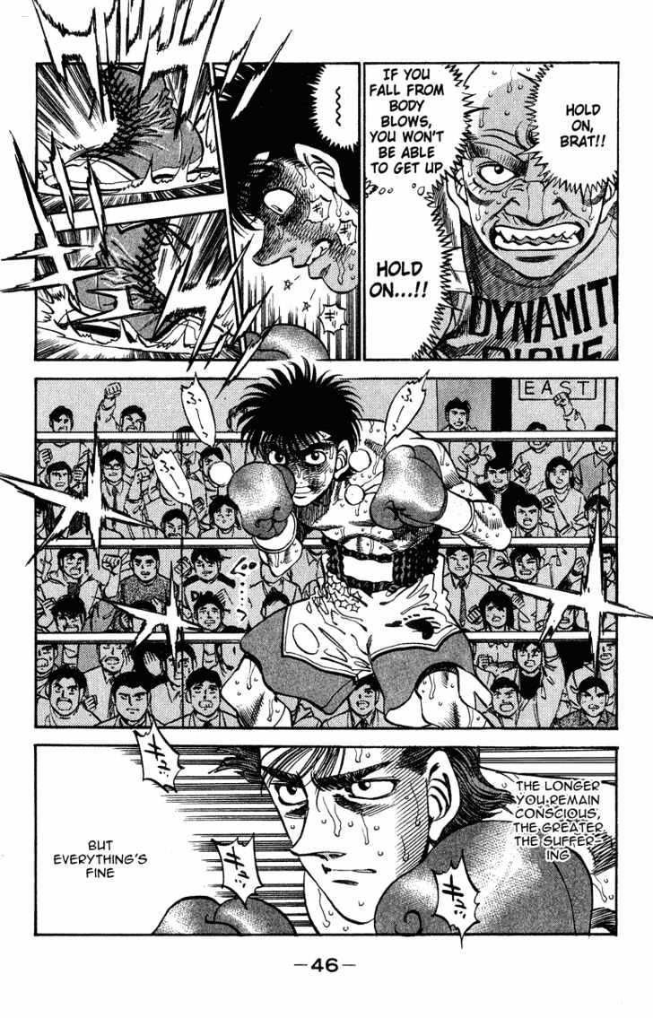 Hajime no Ippo Chapter 309 page 2 - Chapter 309 : Release from Hell