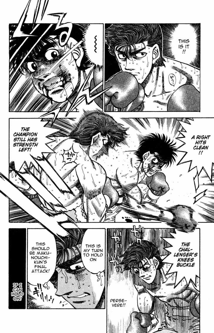 Hajime no Ippo Chapter 310 page 18 - Chapter 310 : Banzai Attack