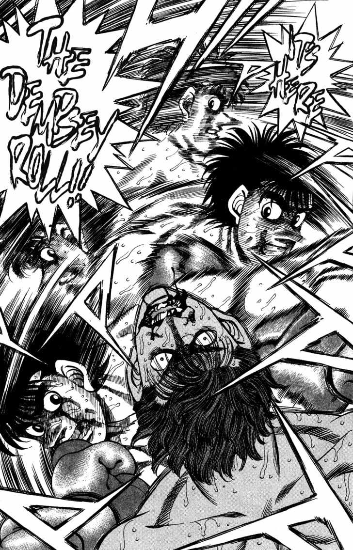 Hajime no Ippo Chapter 311 page 12 - Chapter 311 : Dempsey Roll at the Limits