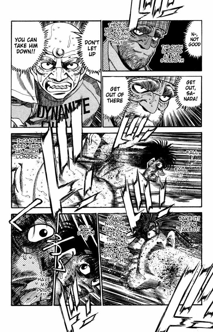Hajime no Ippo Chapter 311 page 14 - Chapter 311 : Dempsey Roll at the Limits