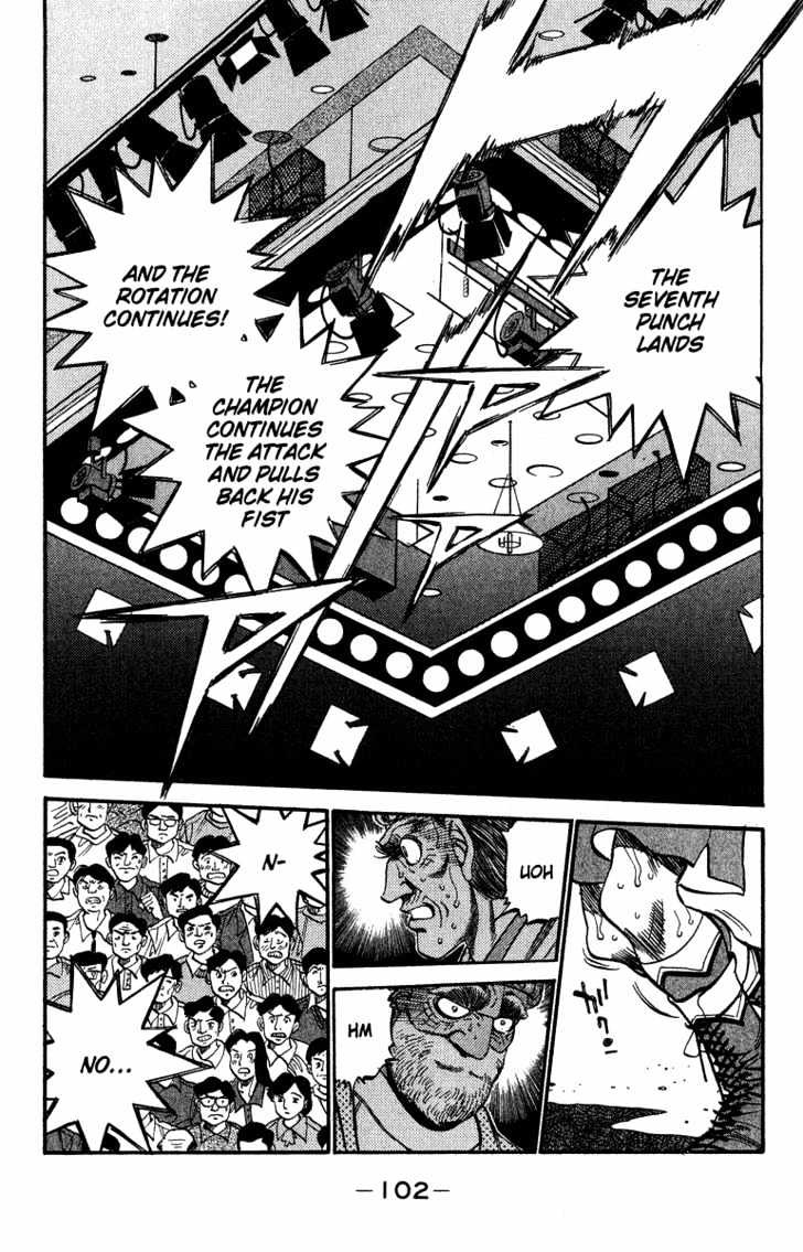 Hajime no Ippo Chapter 311 page 16 - Chapter 311 : Dempsey Roll at the Limits