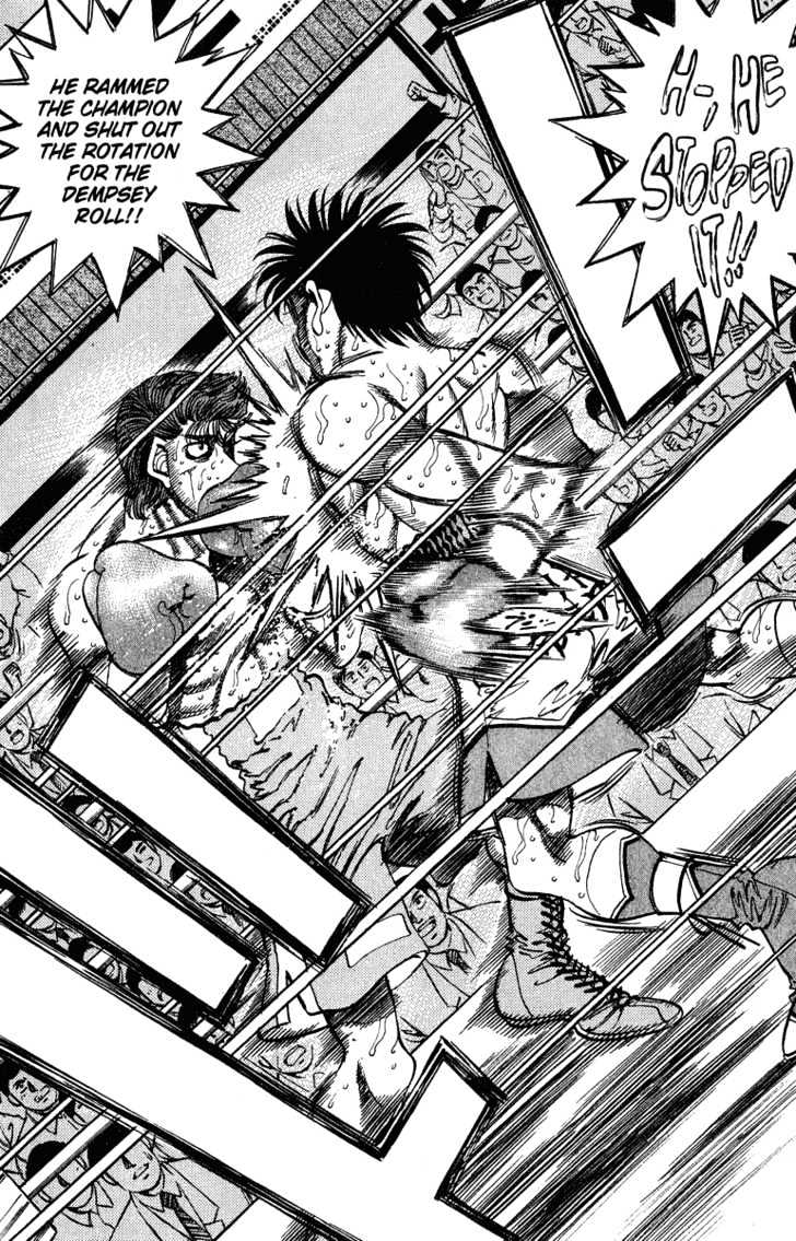Hajime no Ippo Chapter 311 page 5 - Chapter 311 : Dempsey Roll at the Limits