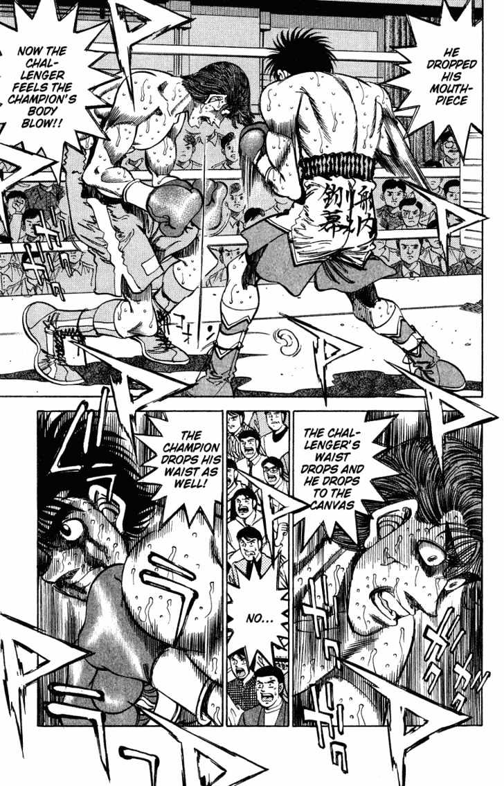 Hajime no Ippo Chapter 311 page 8 - Chapter 311 : Dempsey Roll at the Limits