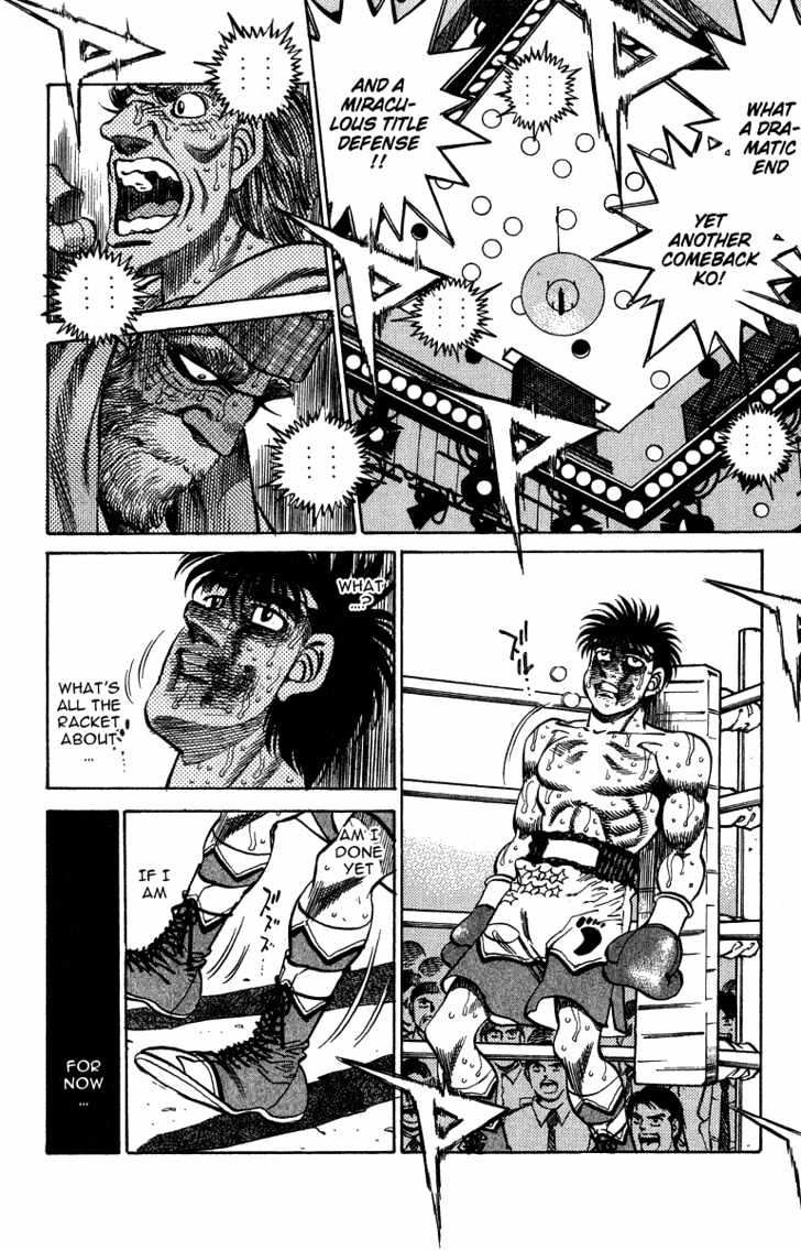Hajime no Ippo Chapter 312 page 15 - Chapter 312 : When the Last Fist Falls