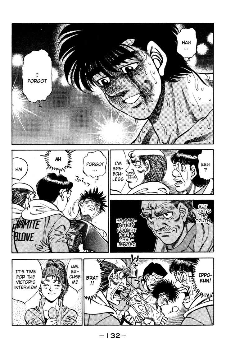 Hajime no Ippo Chapter 313 page 8 - Chapter 313 : Championship Belt