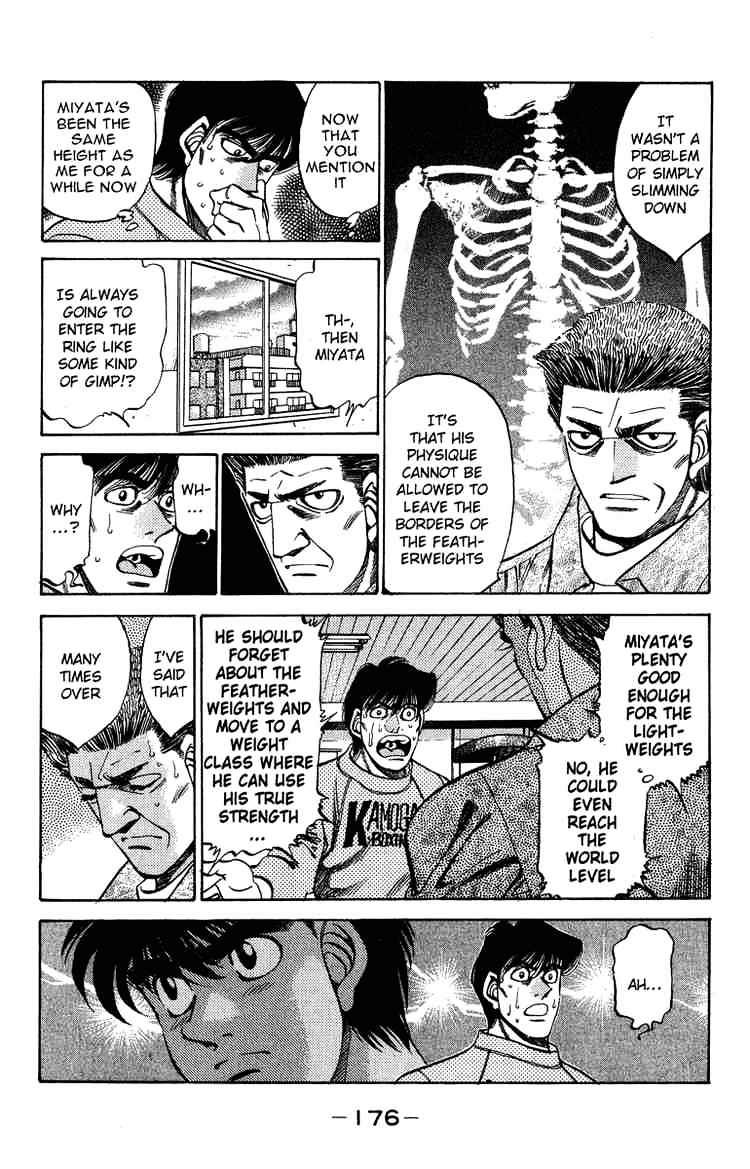 Hajime no Ippo Chapter 315 page 12 - Chapter 315 : Un-Surrenderred Weight Class