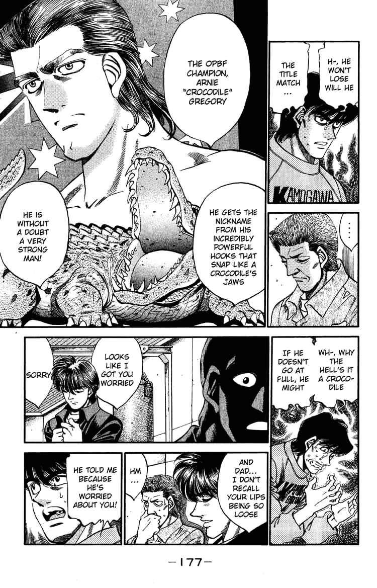 Hajime no Ippo Chapter 315 page 13 - Chapter 315 : Un-Surrenderred Weight Class