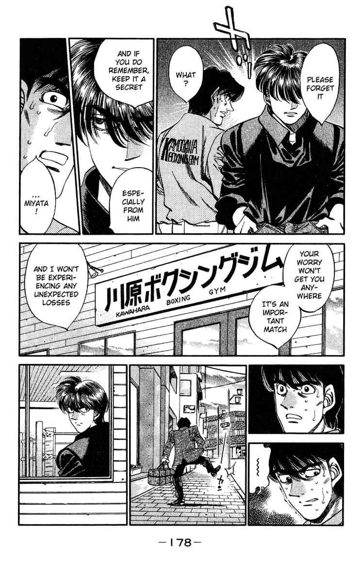 Hajime no Ippo Chapter 315 page 14 - Chapter 315 : Un-Surrenderred Weight Class
