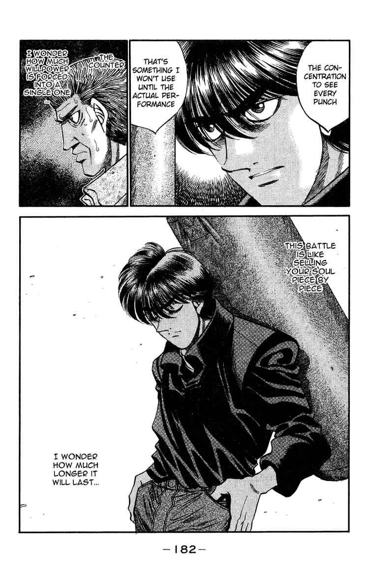 Hajime no Ippo Chapter 315 page 18 - Chapter 315 : Un-Surrenderred Weight Class