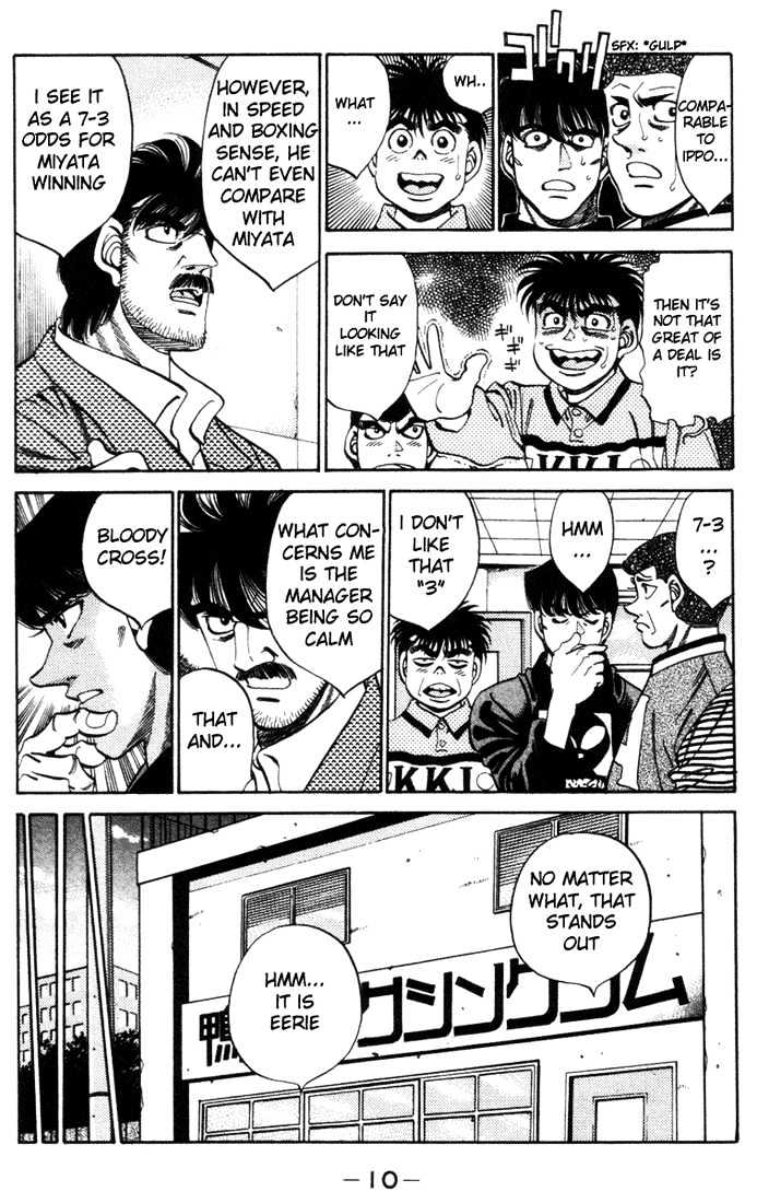 Hajime no Ippo Chapter 316 page 11 - Chapter 316 : "Crocodile" Landing