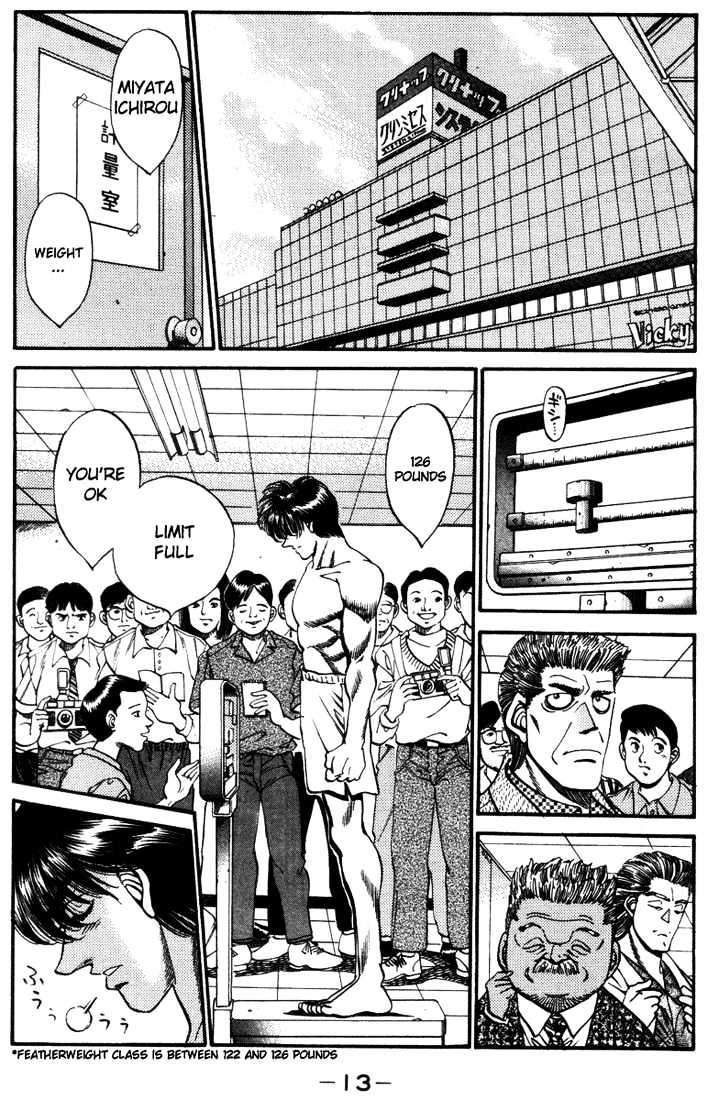 Hajime no Ippo Chapter 316 page 14 - Chapter 316 : "Crocodile" Landing