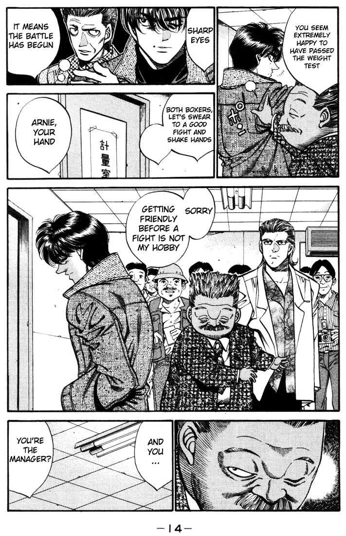 Hajime no Ippo Chapter 316 page 15 - Chapter 316 : "Crocodile" Landing