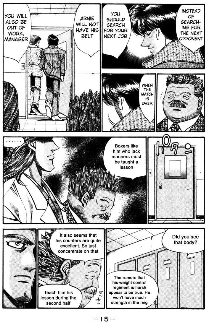 Hajime no Ippo Chapter 316 page 16 - Chapter 316 : "Crocodile" Landing